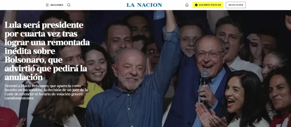 Imprensa internacional repercute reeleição de Lula no Brasil