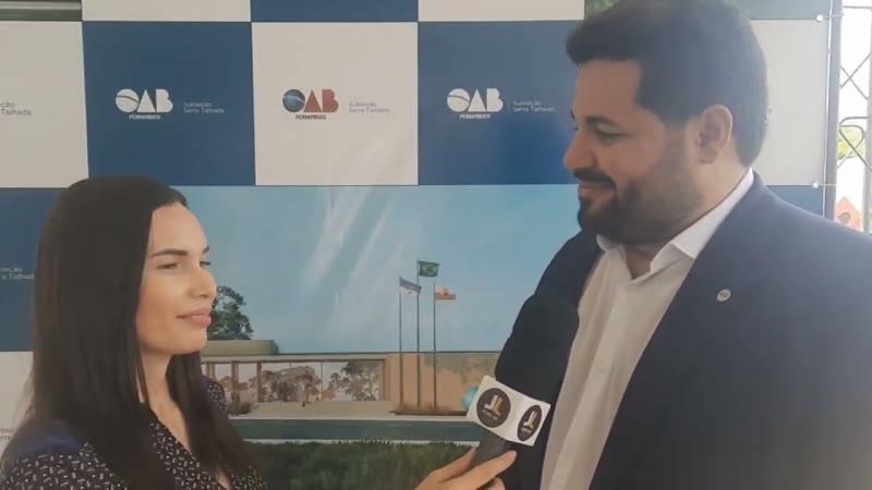 ENTREVISTA: DR ALLAN PEREIRA COMENTA NOVA SEDE DA OAB SERRA TALHADA